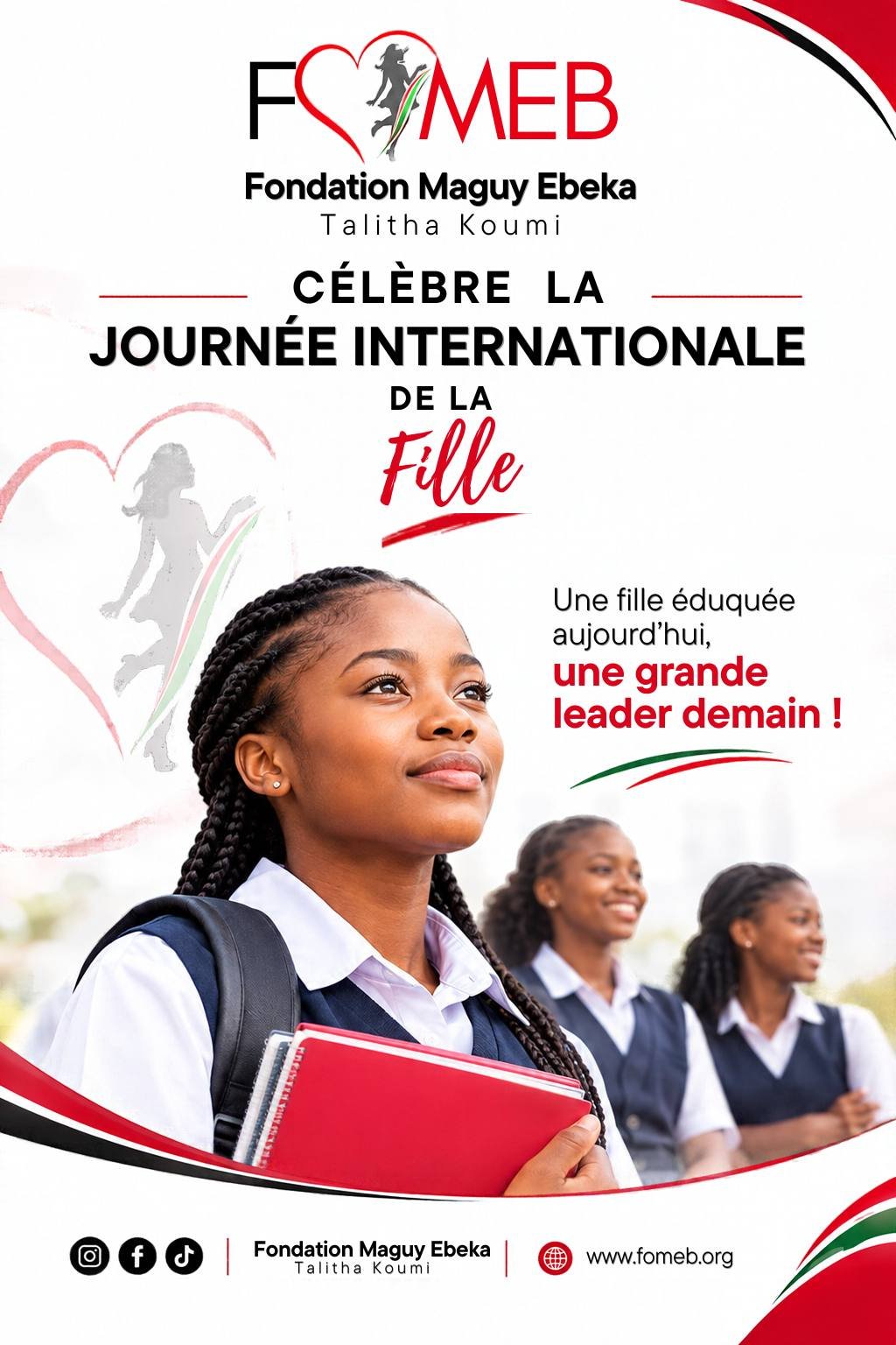 🎗🇨🇩 Journée internationale de la fille JIF